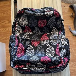 vera bradley northern lights patterned backpack, lightly used